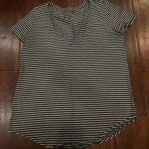 Striped Lululemon workout top size 10